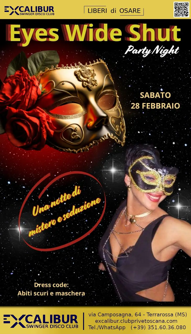 Swinger club prive evento Eyes Wide Shut Night